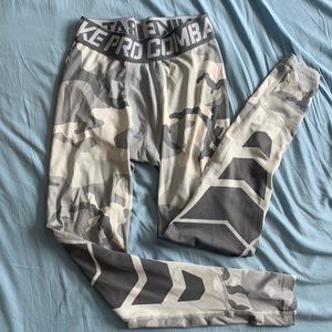 Nike combat pro football athletic leggings tights